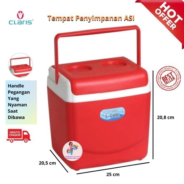 Gambar Claris Tempat Penyimpanan ASI 5.5 Liter 3531 - Merah dari KimberlyOnShop undefined Tokopedia