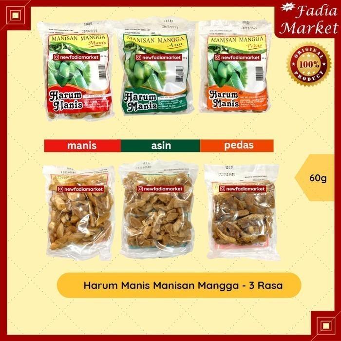 Gambar Harum Manis Asinan Manisan Mangga Pencit Manis Asin Pedas 60g - Pedas dari New Fadia Market Sby undefined Tokopedia