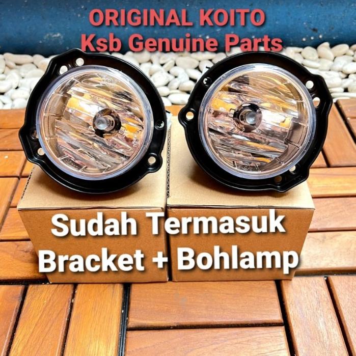 Gambar Aldo Restu - Foglamp KOITO Avanza Xenia Agya Calya Sigra Ayla Veloz RUSH TERIOS ORI 2pcs kanan dan kiri cket dan bohlam - Kanan dari disforiaseller undefined Tokopedia