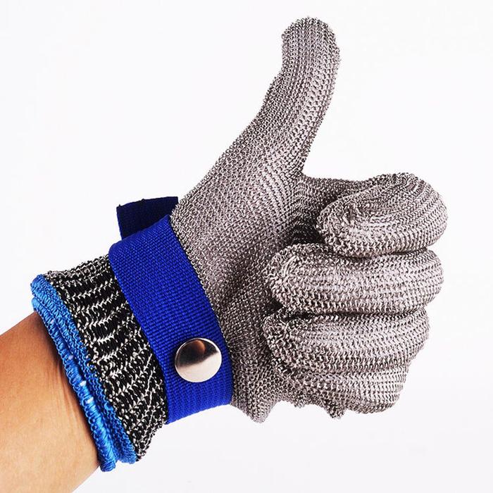 Jual 1pcs Stainless Steel Mesh Glove Cut Resistant Chain Mail