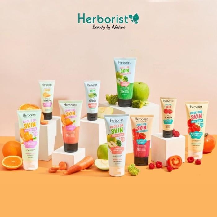 Gambar HERBORIST JUICE FOR SKIN BODY SERUM 180ML/EXFO SCRUB 150ML/FACE SCRUB - rasberrytom60ml dari Pusateminaid undefined Tokopedia