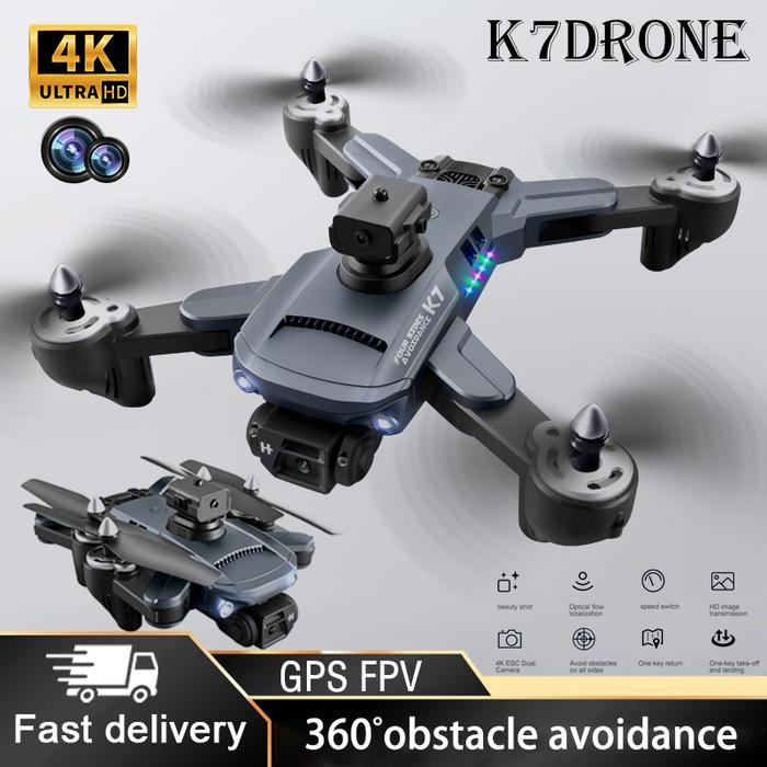 Jual K7 FPV Drone 5G WiFi Brushless Motor Profesional 4K HD ESC