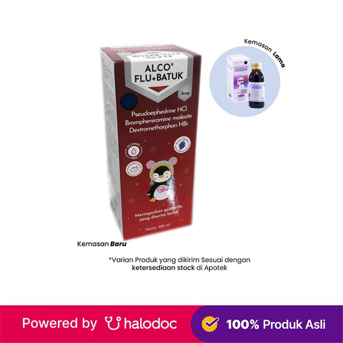 Gambar Alco Plus Dmp Sirup 100 ml - Obat Batuk & Flu - Halodoc dari Apotek Osadha Gunung Catur Denpasar undefined Tokopedia