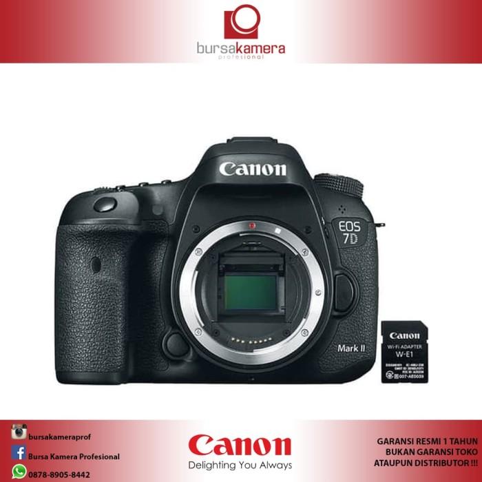 Jual Terlaris Canon EOS 7D Mark II DSLR Camera Body with W-E1 Wi