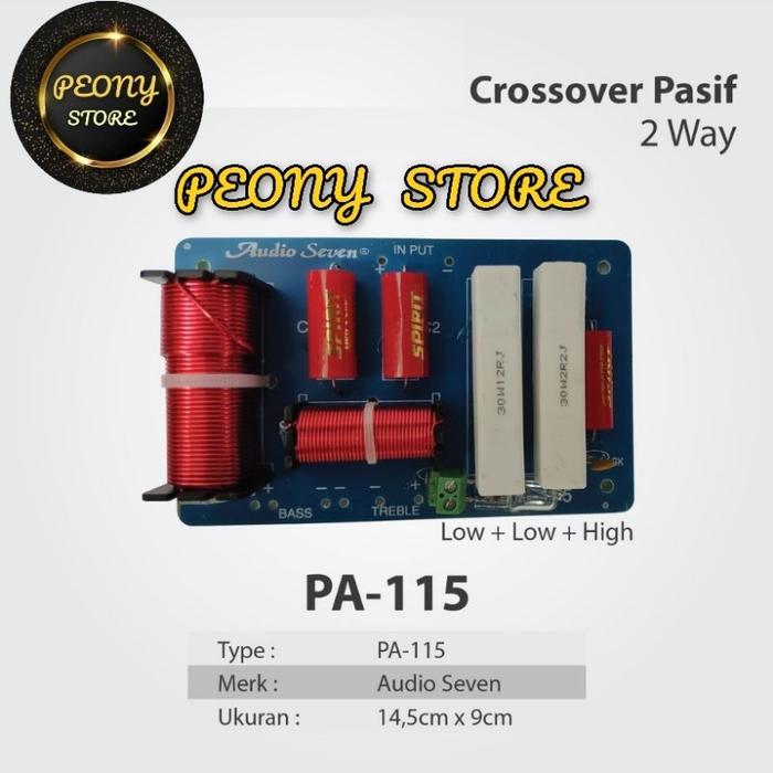 Gambar BEST CROSSOVER PASIF AUDIO SEVEN PA 115 CROSSOVER 2 WAY ORIGINAL IMPORT dari Arlin Audio undefined Tokopedia