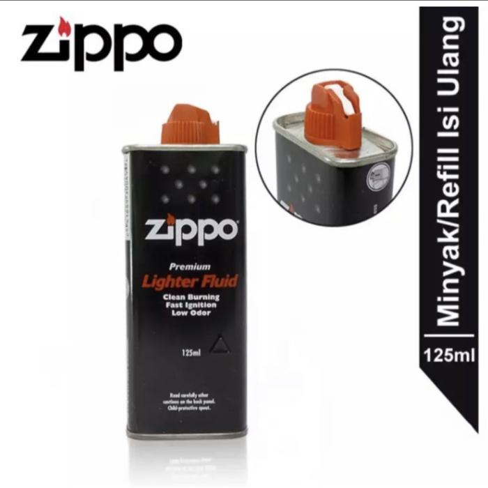 Gambar Baru Refill Isi Minyak Zippo Original 100% Premium Lighter Fluid 125Ml dari toko junaedii undefined Tokopedia