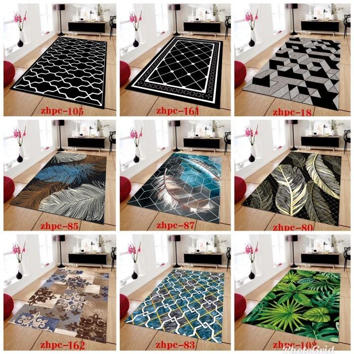 Gambar Karpet Lantai Eropa Import Polyster - AntiSlip 150x100cm - W-1 dari sunvokong undefined Tokopedia