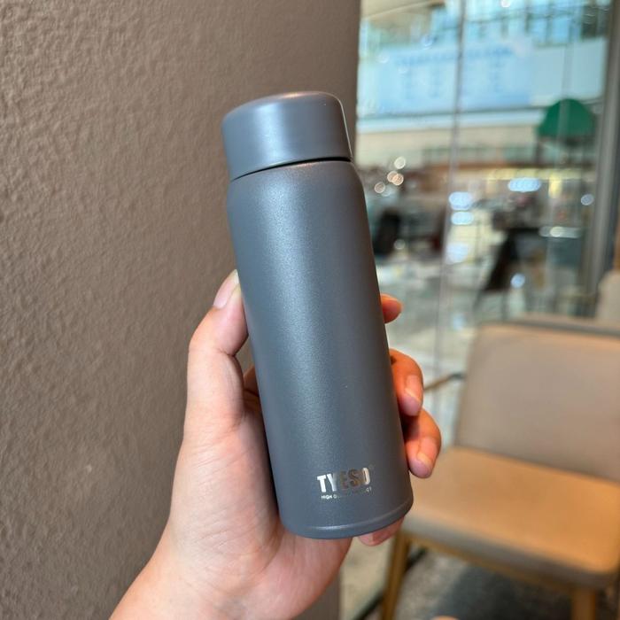 Gambar Tyeso Mini 200Mlcoffee Tea Thermal Bottle Travel Tumbler Mini Thermos Water Bottle - Grey dari Henyxyz undefined Tokopedia