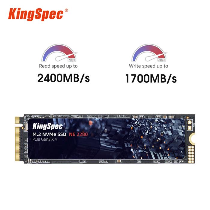 Jual KingSpec M2 SSD PCIe 256gb 512gb 1tb 2tb 128gb 256GB