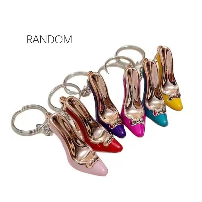 Gambar Gantungan Kunci Wanita Liontin High Heels Mini Kristal Bunga Emas Gantungan Kunci Motor Mobil Aesthetic - Random dari Soya Global undefined Tokopedia