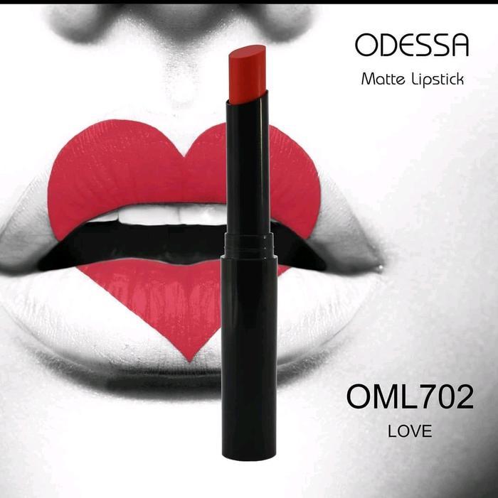 Gambar 4Pr9! Odessa matte lipstick Stik Matte Lipstik Daya Tutup SPF untuk D409 - 702, 3,5gr dari foodmarket6 undefined Tokopedia