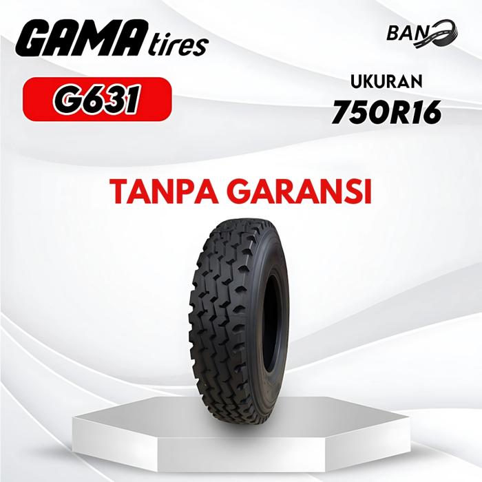 Gambar Indiesports - Ban Truk Gama Tires G631 7.50 R16/Ban Truk Radial Uk 7.50 R16 LT - TANPA GARANSI dari Indiesports undefined Tokopedia