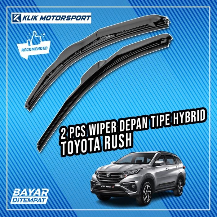 Gambar 1 Set Wiper Hybrid Mobil Toyota Rush 2006 - 2016 - 2017 - 2022 dari saepudinan777 undefined Tokopedia