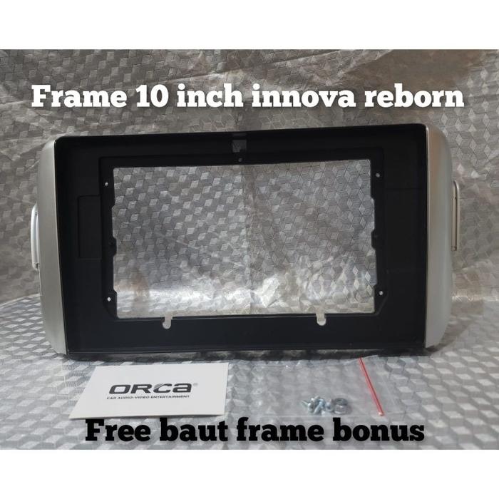 Jual Frame head unit tv mobil android 10 inch toyota innova reborn