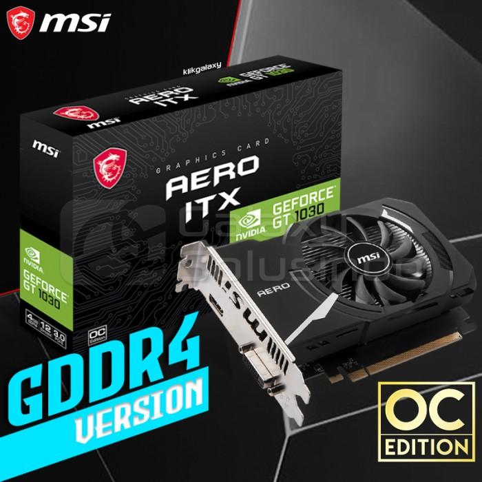 2gb Ddr4 Nvidia Gt 1030 Aero Itx VGA MSI GeForce GT 1030 AERO ITX