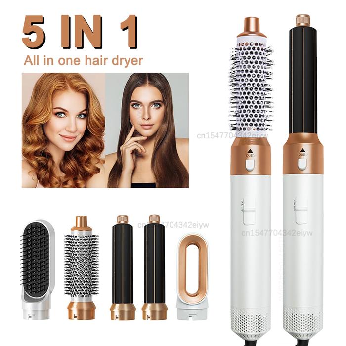 Jual Hot Air Styler Comb in Hair Dryer Automatic Hair Curler