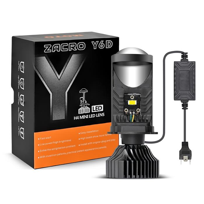 Gambar Indiesports - ZACRO Lampu Led Mobil Dan Motor H4 ni PJECTOR Y7D SUPER BRIGHT 50 Watt/Dengan kas angin - Y6D-Satu dari Indiesports undefined Tokopedia