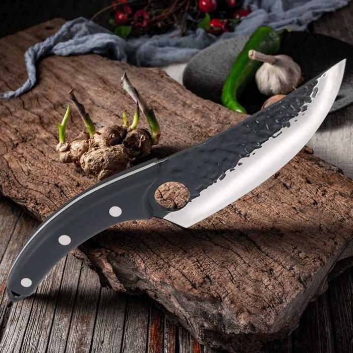 Gambar Mm'' Pisau Daging Buck Elf Stainless Steel 5Cr15 Tajam Dan Kokoh - Dapur, Kitchenware, Kayu, Knife - Hitam dari anugrah jaya7777 undefined Tokopedia