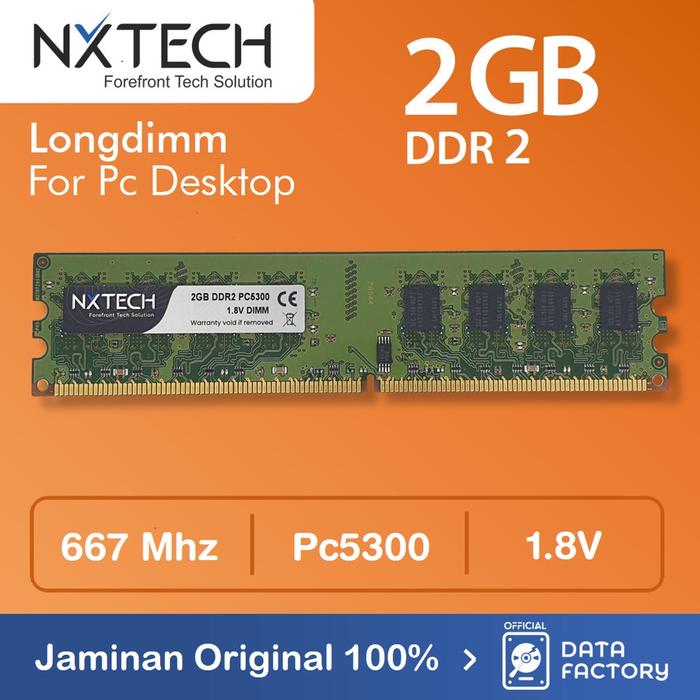 Jual SALE !! RAM PC NXTECH DDR2 2GB PC 5300 667MHZ LONGDIMM PC2