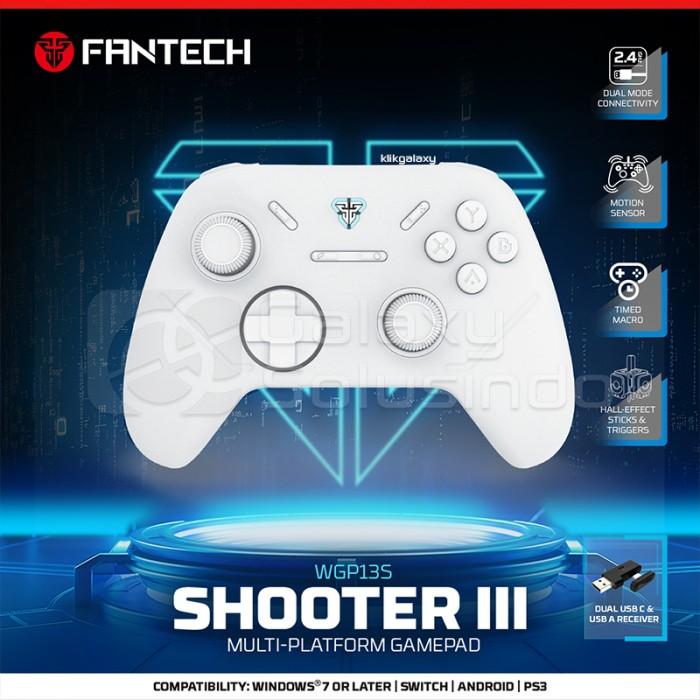 Gambar Fantech WGP13S SHOOTER III Wireless Gaming Controller Gamepad - Black White Grey Pink - Putih dari Galaxy Solusindo undefined Tokopedia