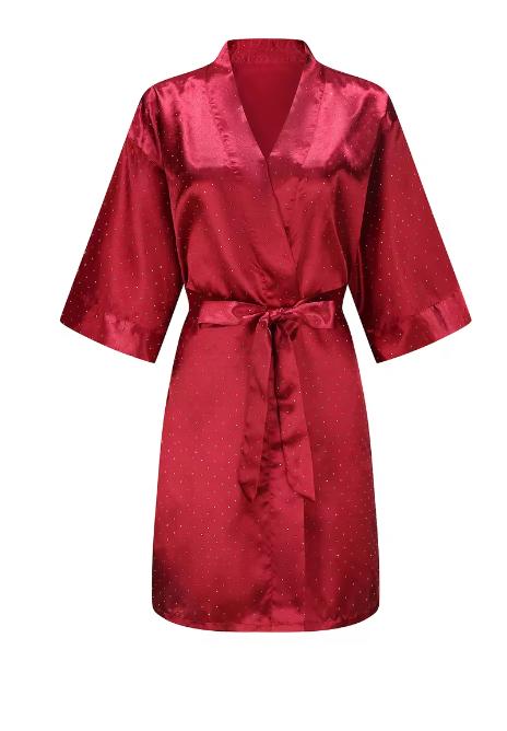 Jual Bridal Gown with Diamonds Robe Luxury High Grade Bathrobe