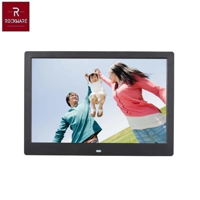 Gambar ROCKWARE RW-SJD1203 - 12 inch Digital Photo Frame - Frame Foto Digital - Hitam dari Tanaga Online Shop Kota Administrasi Jakarta Barat Tokopedia