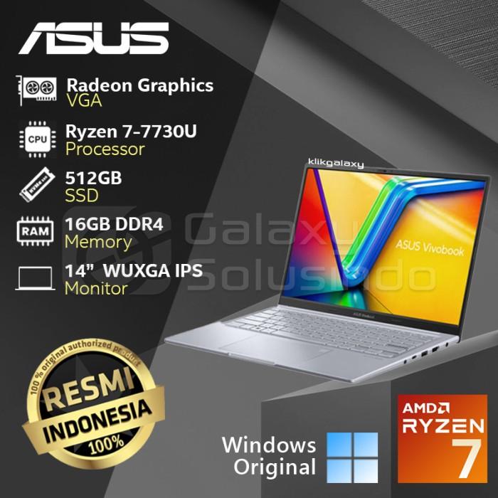 Gambar Asus Vivobook 14 M1405YA AMD Ryzen 7 7730U 512GB SSD 16GB RAM VIPS751 Black VIPS752 Silver Notebook Laptop - VIPS752 Silver dari GASOL SUMBERSARI undefined Tokopedia
