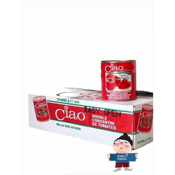 Gambar Ciao Pasta Tomat- Tomato Paste 800 G- 1 Dus Grab Gosend dari hidayahmalll undefined Tokopedia