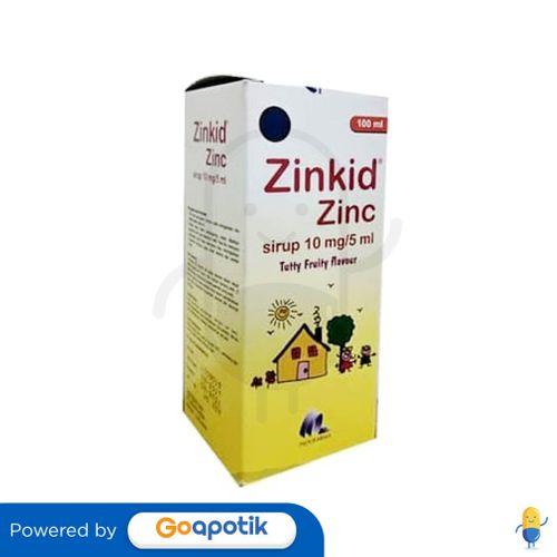 Gambar ZINKID SYRUP 100 ML BOTOL dari Apotek Kosambi By GoApotik undefined Tokopedia