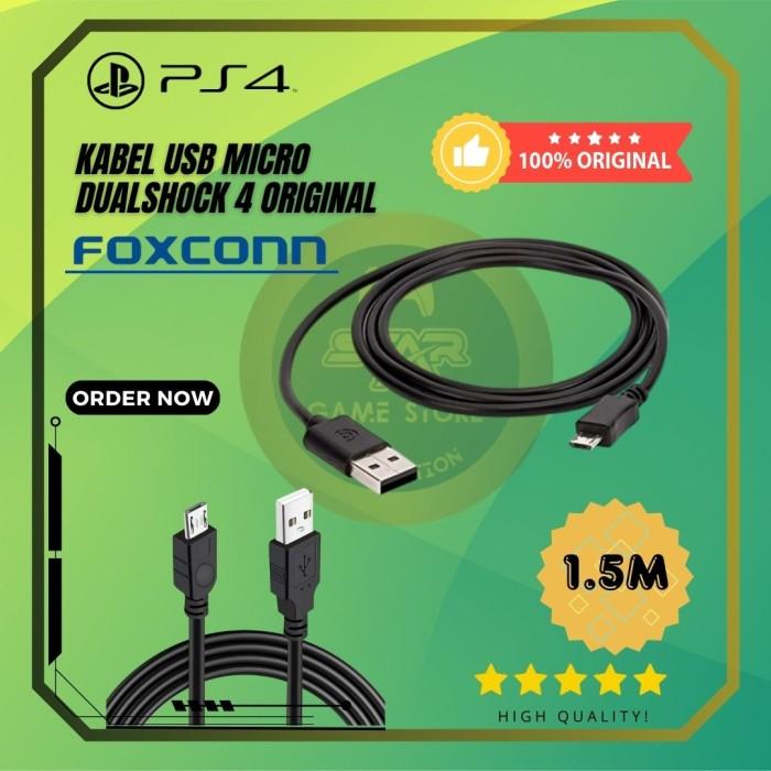 Jual [BARU] KABEL CHARGER STIK PS4 ORIGINAL Sidoarjo
