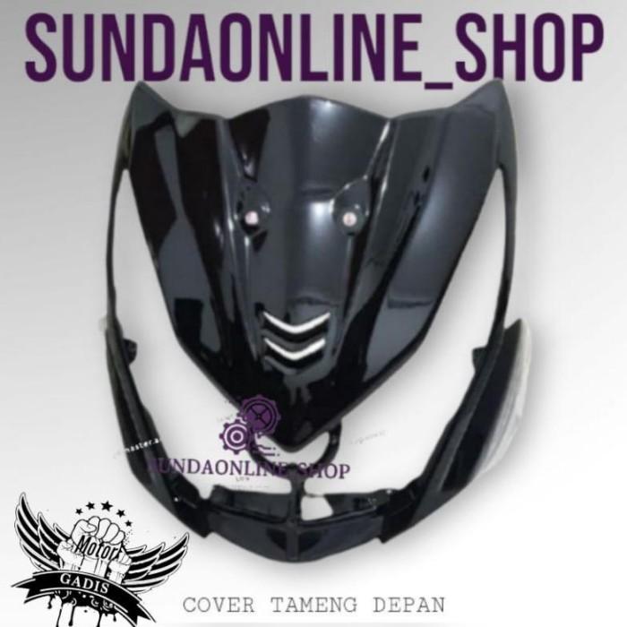 Gambar Tameng Dasi Panel Cover Body Bodi Depan Honda Beat FI 2013 2014 2015 Warna Hitam Item Black - Hitam dari lelymurhasanah undefined Tokopedia