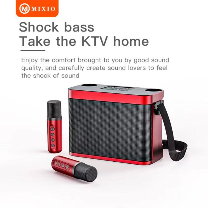 Gambar PROMO / TERMURAH MIXIO YS-209 Portable Karaoke Speaker Bluetooth for Mobile Phone TERBAIK - Merah dari masudhahijbrlo undefined Tokopedia