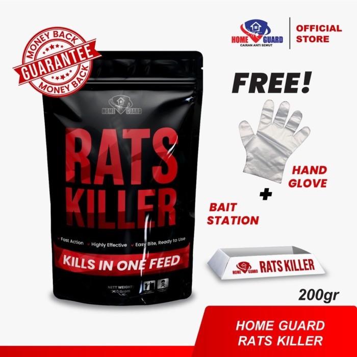 Gambar Homeguard / Home Guard Rats Killer Racun Tikus Mati Kering - Rats 200gr dari Resellori Indonesia undefined Tokopedia