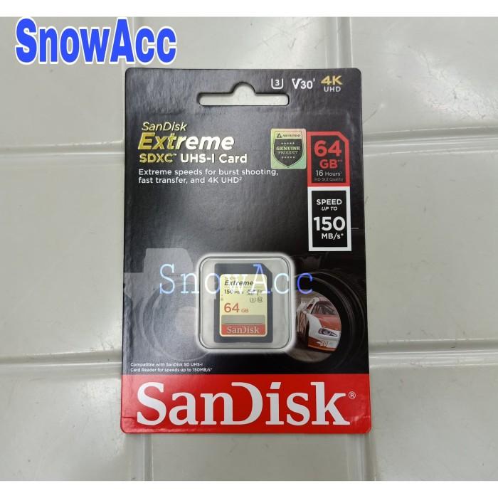 Jual Sandisk Memory SDHC EXTREME 64GB Memori Kamera camera SD Card