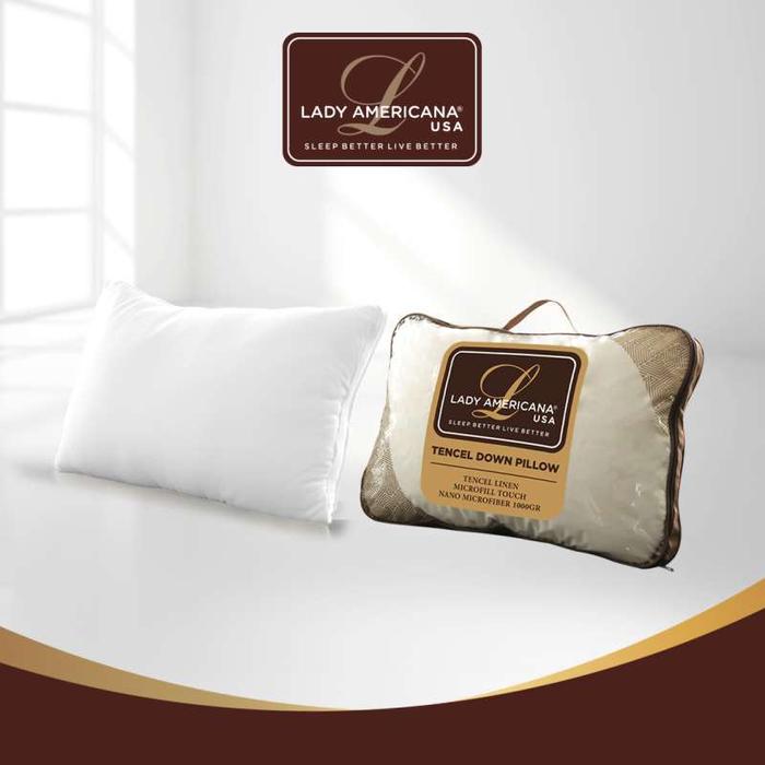 Gambar Bantal Lady Americana Tencel Down Pillow dari kurnia ibnu shop undefined Tokopedia