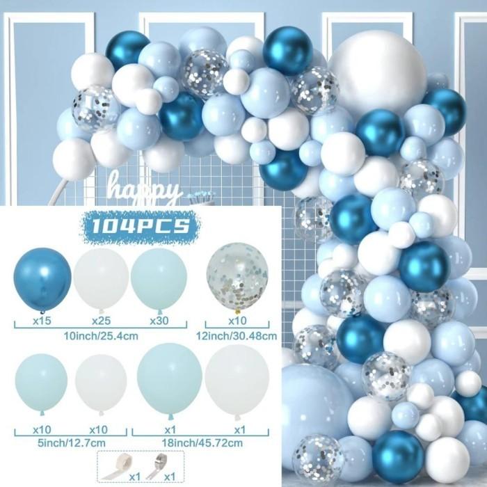 Gambar Kit Lengkungan Karangan Bunga Dekorasi Latex Balon Mobil Balap Dekorasi Baby Shower Pesta Ulang Tahun Anak Laki-laki Lateks Merah Hitam Biru Balon Dekor - F dari Coupal.id undefined Tokopedia