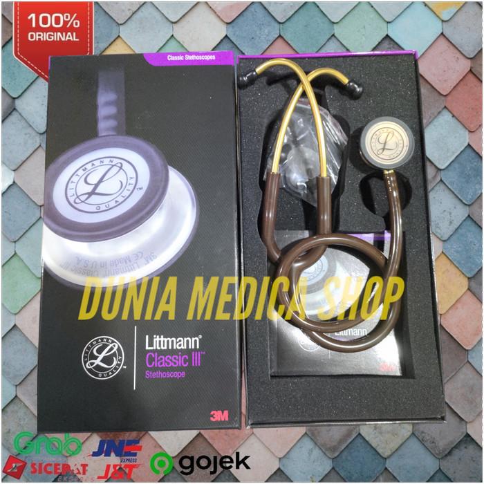 Gambar stetoskop littmann classic III / litman - black gold dari Urban Home ID undefined 3 Tokopedia