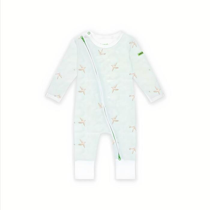 Gambar Hamako Zipsuit - Jumper Sleepsuit Baju Tidur Anak Bayi Baby Tencel Zip - Whispering Wing, 9-12 Bulan dari amanah gerai undefined Tokopedia
