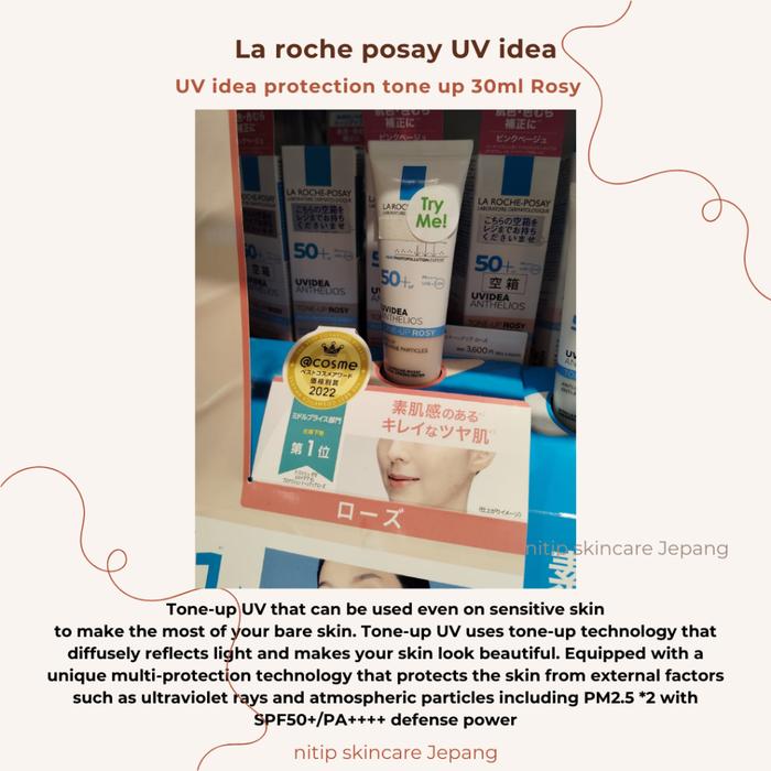 Gambar (Langsung Diproses) Po Jepang -- la roche posay uvidea tone up sunscreen original beli di japan dari Ceceris lapaak undefined Tokopedia