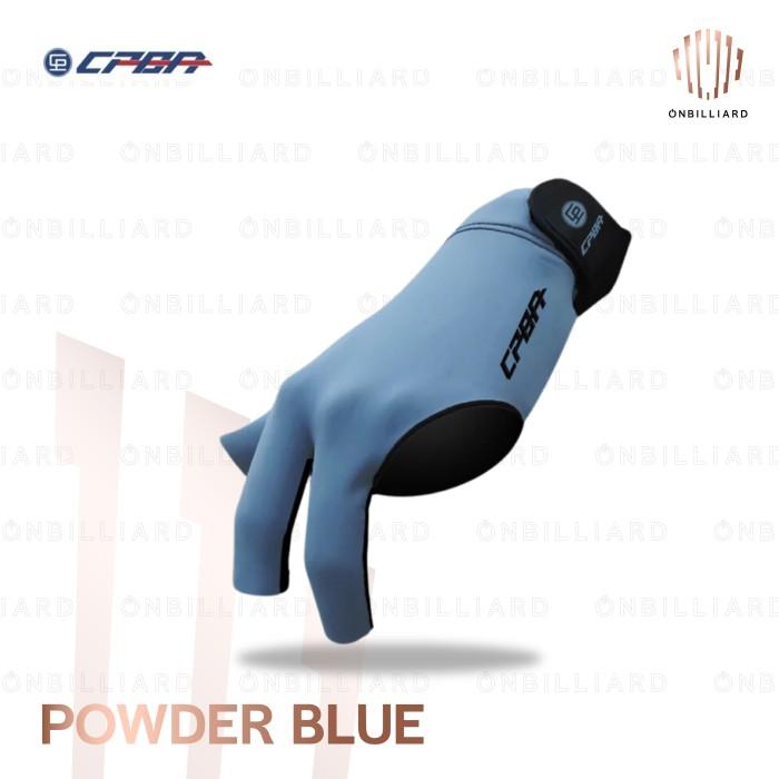 Gambar NewCPBA Pro Gloves Open Finger Sarung Tangan Billiard Biliar Biliyar - Powder Blue, XLprenium - Powder Blue, L dari toko bani9 undefined Tokopedia