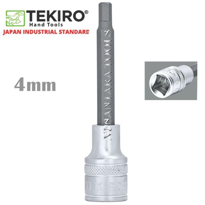 Gambar MATA KUNCI SOK HEX BIT KUNCI L 6 X 100 MM TEKIRO - HEX BIT SOCKET 6MM - 4mm dari Nusantara Tool undefined Tokopedia
