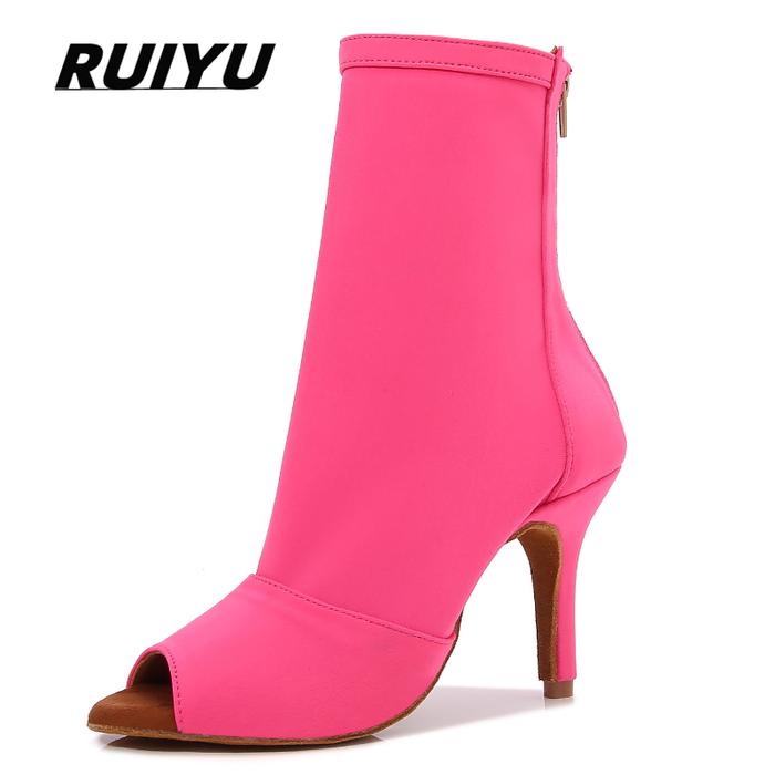 Jual Dance Boots Latin Salsa Tango Ballroom Party High Heel