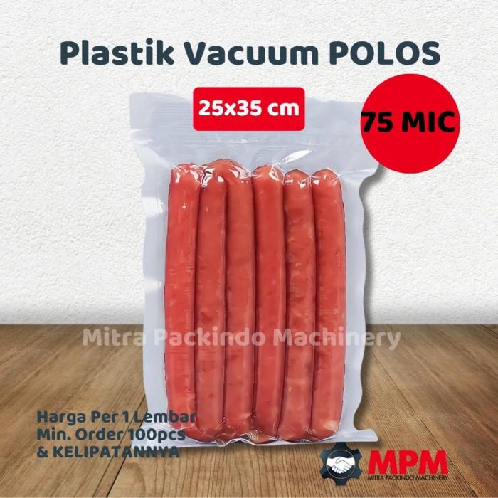 Gambar Plastik Vacuum POLOS 25x35 cm / Vakum 25x35cm Makanan FROZEN FOOD - 25x35cm IMP dari Mitra Packindo Machinery undefined Tokopedia