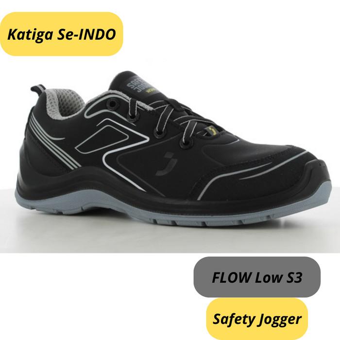 Gambar SAFETY JOGGER Safety Shoes FLOW Low S3 ESD/SRC - Black dari F-atoba undefined Tokopedia