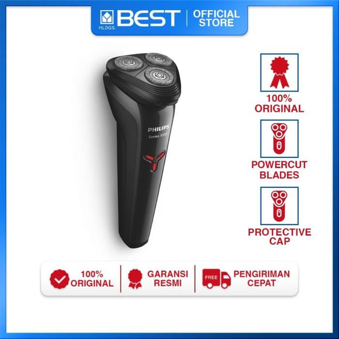 Gambar [SMC] SHAVER PHILIPS S1103/02 ALAT CUKUR PRIA ELEKTRIK WET & DRY RECHARGEABLE dari Show my Cart undefined Tokopedia