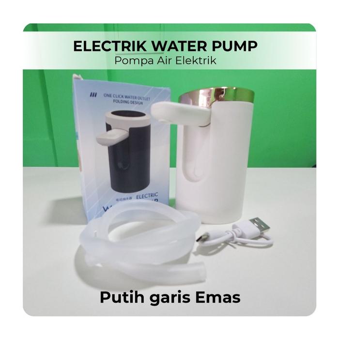 Gambar Pompa Galon Elektrik Dispenser Air Minum Automatic Water Pump FOOD GRADE PREMIUM - Area Gadget - WHITE/GOLD dari AreaGadget undefined Tokopedia