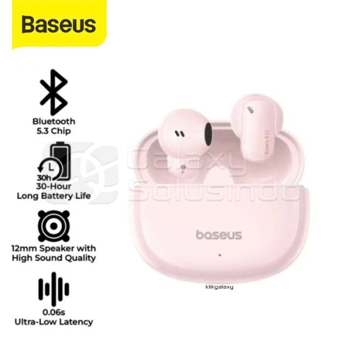 Gambar BASEUS BOWIE E11 ENC True Wireless Stereo TWS Earphone - Hitam dari Gasol WTC Surabaya undefined 5 Tokopedia