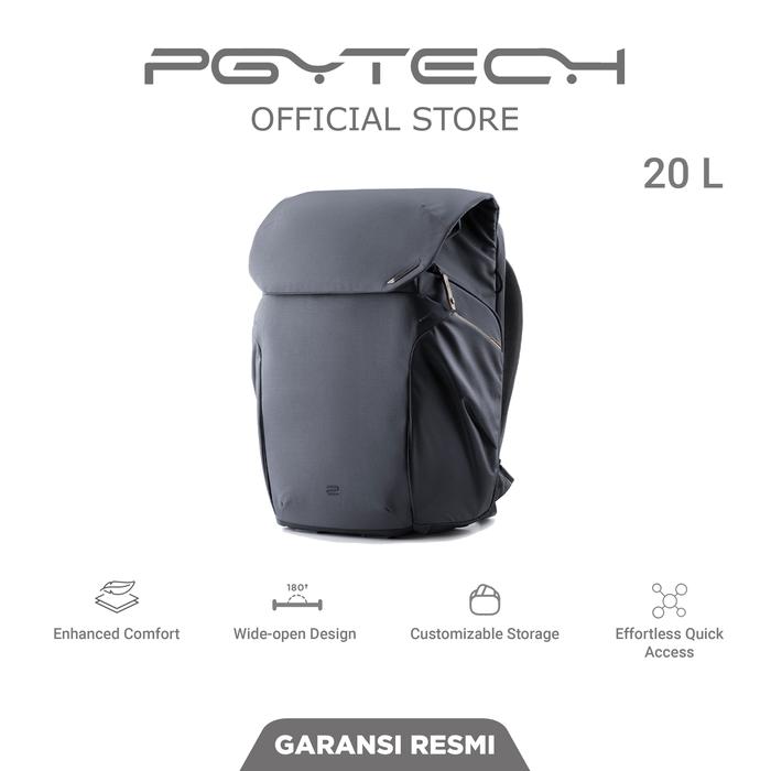 Gambar PGYTECH OneGo 2 Backpack 20L One Go2 Tas Kamera - Matte Black dari Pgytech Official Store undefined Tokopedia