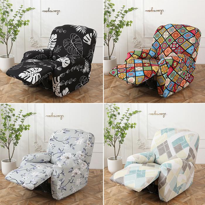 Jual LANMOLIF Printed Recliner Cover with Pockets Single Reclining