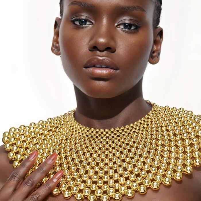 Jual MANILAI Brand Indian Jewelry Handmade Beaded Statement